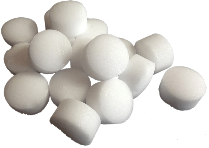 Salz für Enthärtungsanlagen in Tablettenform