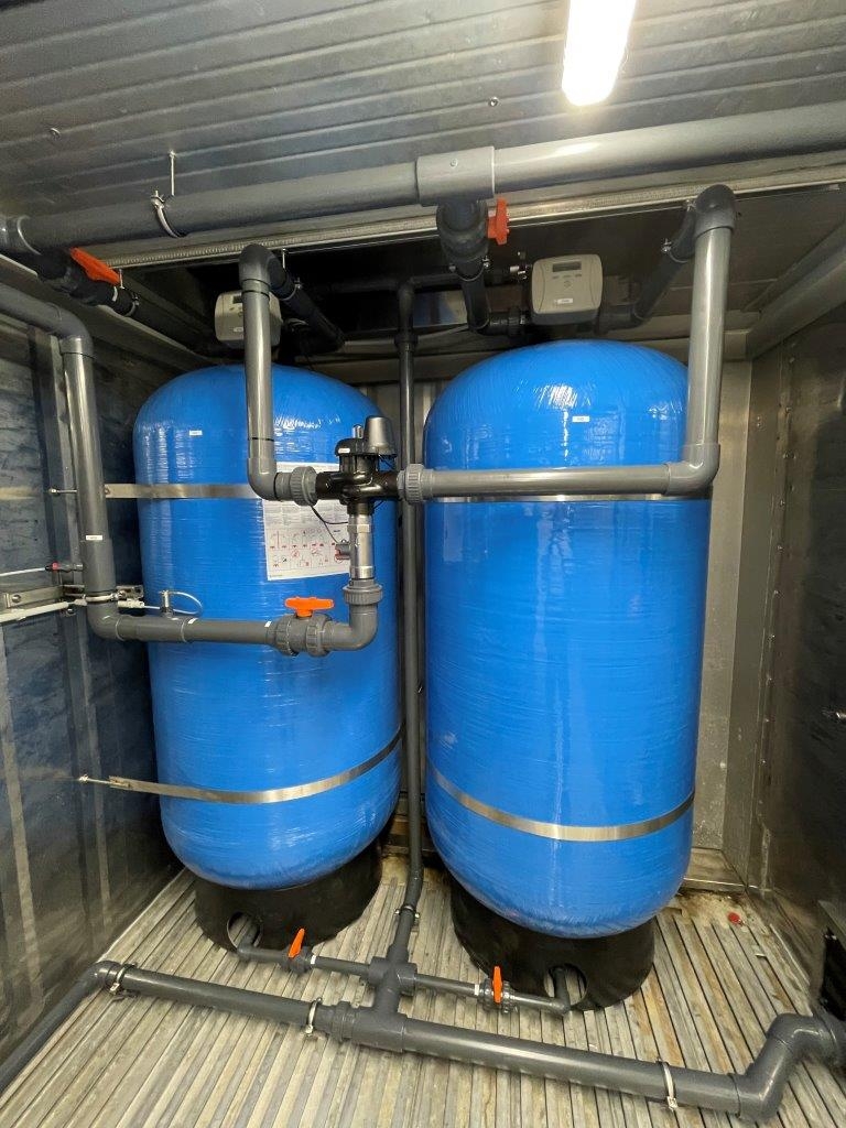 Wasseraufbereitungsanlage im Container